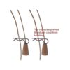 YAxis Rollo de 6.6 ft de cuerda de nailon trenzado de oro_3
