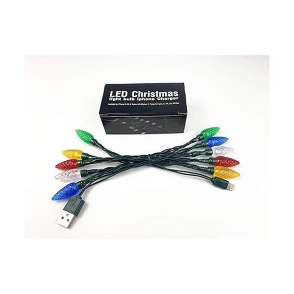 Luces LED de Navidad USB y cargador de bombilla para_2