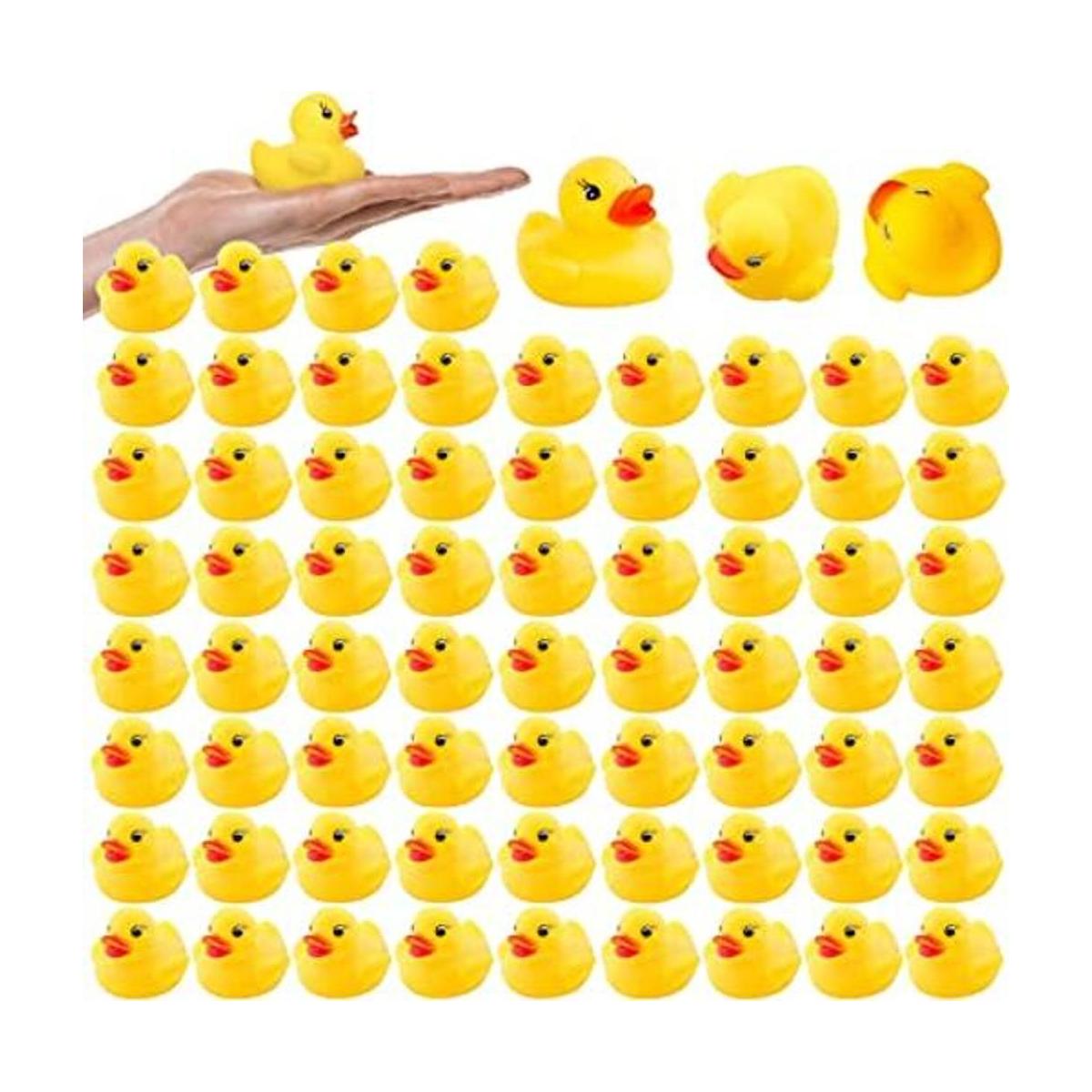Juguete de baño de pato de goma 70 piezas mini patos de