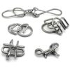 Zooshine 18 Sets Metal Brain Puzzles Teasers IQ ToysMetal_3