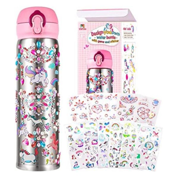 YOFUN Termo o botella de agua sin BPA que incluye un kit_1