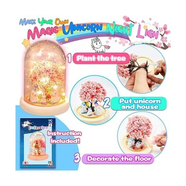 YOFUN Make Your Own Unicorn Night Light Kit de_4