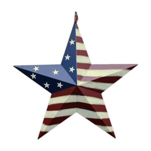 Decoración patriótica de pared colgante de estrella de_1