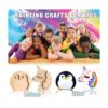 YOFUN Paint Your Own Wooden Magnet Kit de manualidades de_5