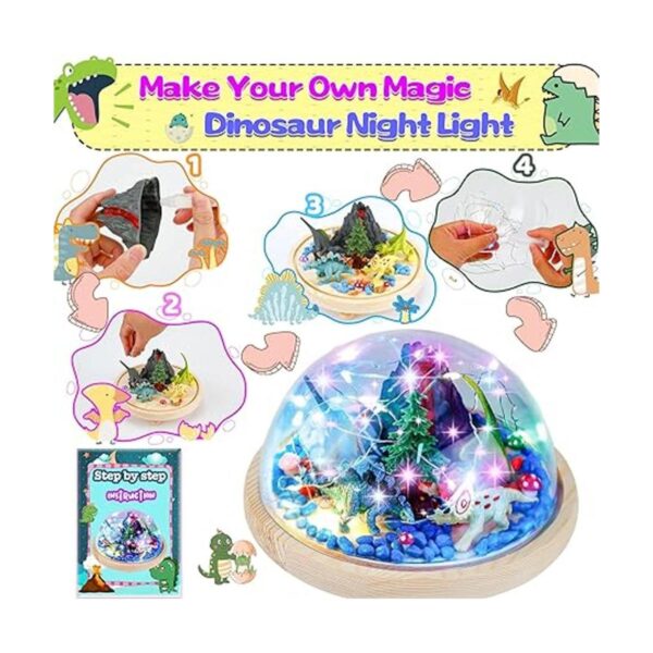Y YOFUN Haz tu propia luz nocturna de dinosaurios_4