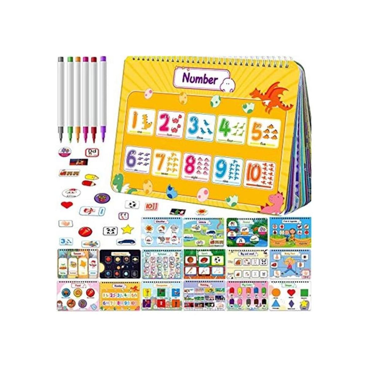 YOFUN Libro ocupado para niños pequeños carpeta de