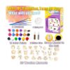 YOFUN Paint Your Own Wooden Magnet Kit de manualidades de_3