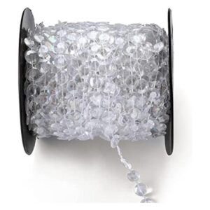 Jerler Guirnalda de cuentas de cristal de 99 pies_1