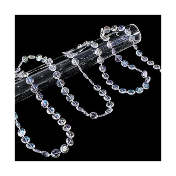 Jerler Guirnalda de cuentas de cristal de 99 pies_3