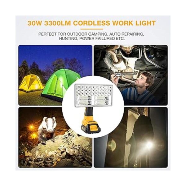 Hiesuan Luz de trabajo LED de 20 V máximo 30 W 3300