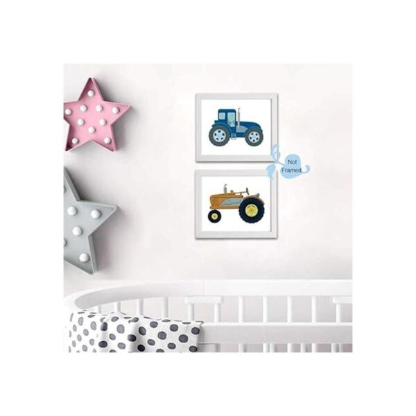 Impresión artística de tractor de camión para niños_4