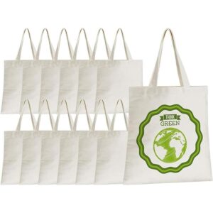 12 bolsas de poliéster de sublimación a granel de 15 x 16