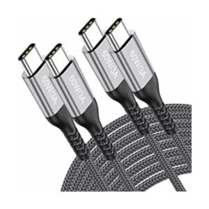 Cable USB C a USB C 10 pies 2 paquetes de 60 WCarga_1