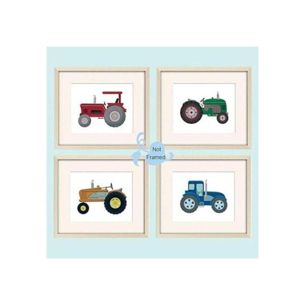 Impresión artística de tractor de camión para niños_3