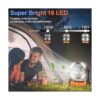 Ventilador de camping con linterna LED 20000 mAh de