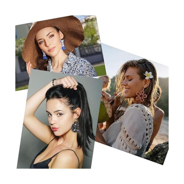 12 hojas de cuero sintético con estampado de huellas de