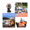 Ventilador de camping con linterna LED 20000 mAh de