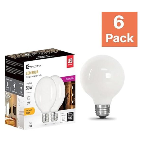 Bombilla LED G25 Globo tocador de baño o espejo de_2