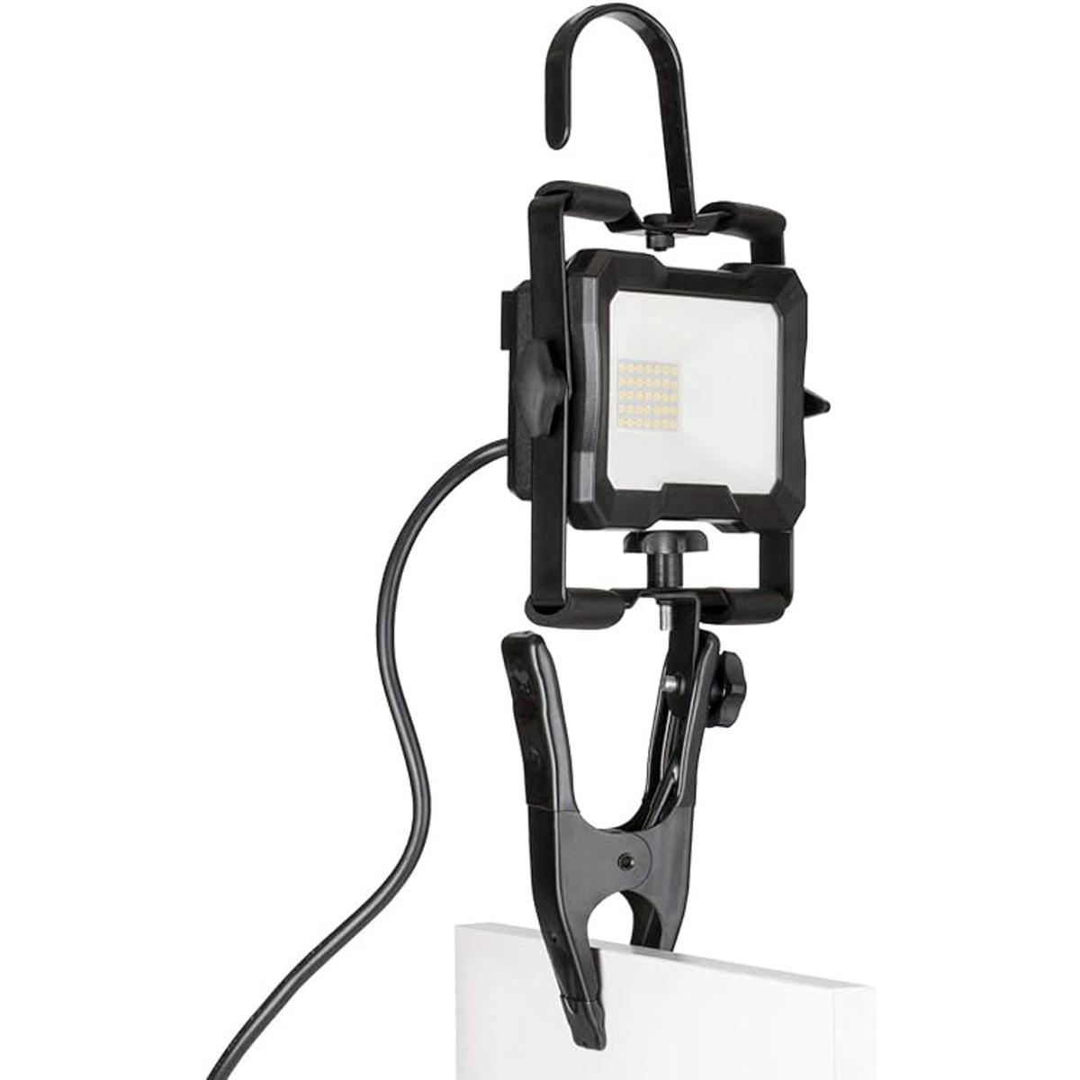 Luz de trabajo portátil LED abrazaderas o colgantes
