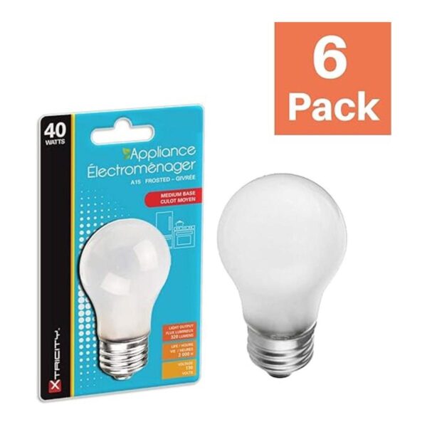 Bombilla incandescente A15 esmerilada 40 W 2700 K_2