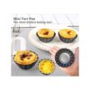 Moldes de tarta de huevo 12 moldes para tartas mini_3