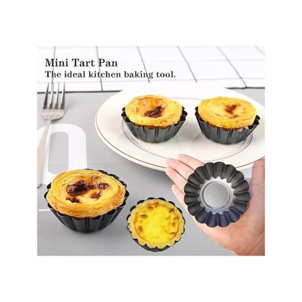 Moldes de tarta de huevo 12 moldes para tartas mini_3