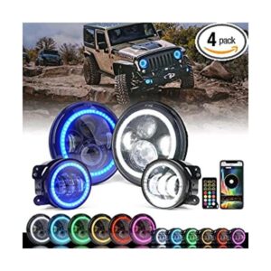 Faros para Jeep HLJEEPR7IN80WFLR4IN60WDRL. RGB_1