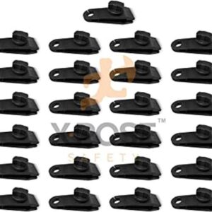 Xpose Safety Juego de 25 clips de lona reutilizables