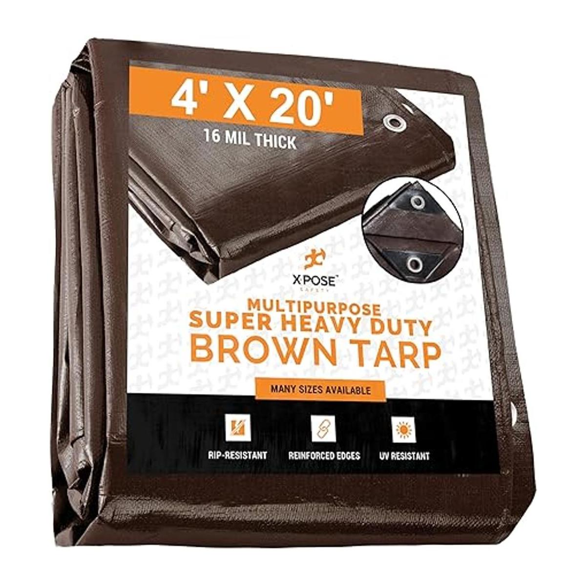 Xpose Safety Lona protectora de polietileno de 4 x 20