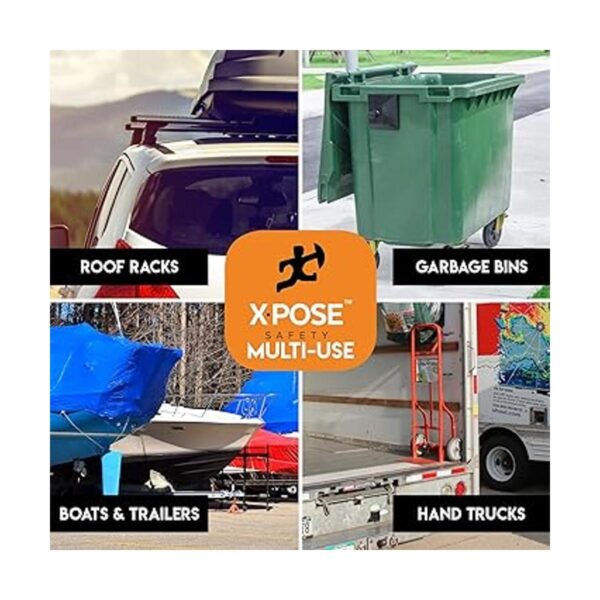 Xpose Safety Cables elásticos de goma con ganchos