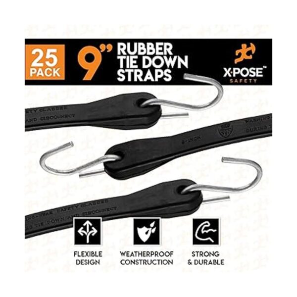 Xpose Safety Cables elásticos de goma con ganchos