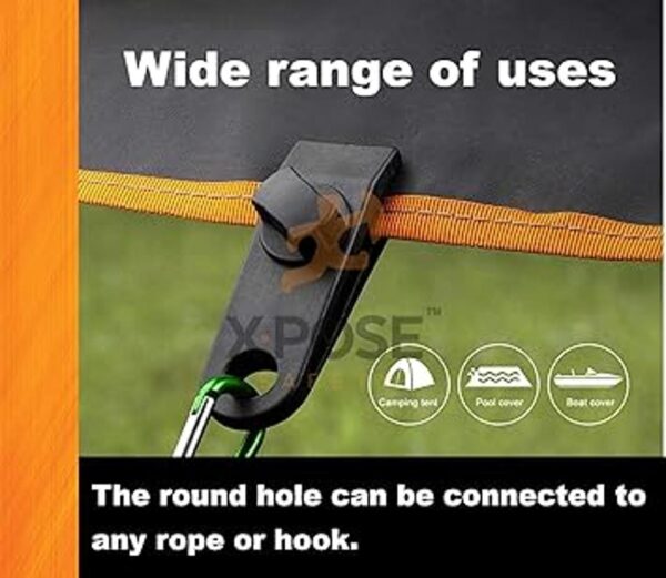 Xpose Safety Juego de 25 clips de lona reutilizables