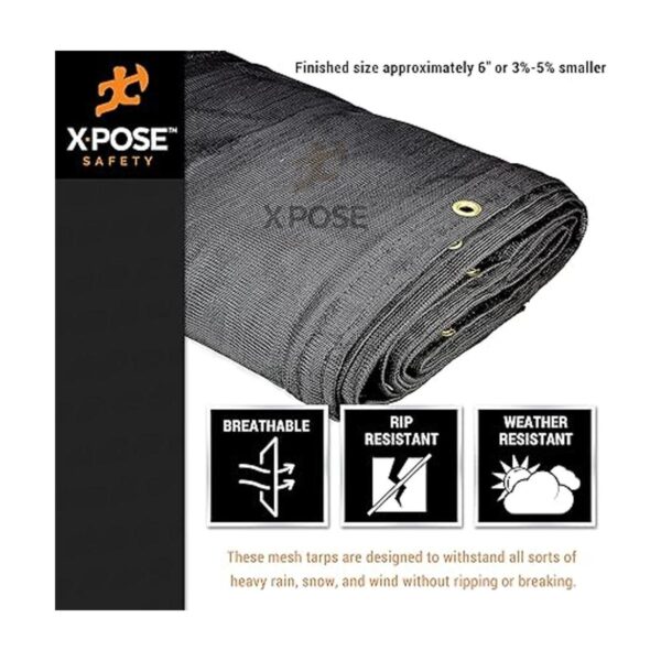 Xpose Safety Lona de malla resistente cubierta protectora_2