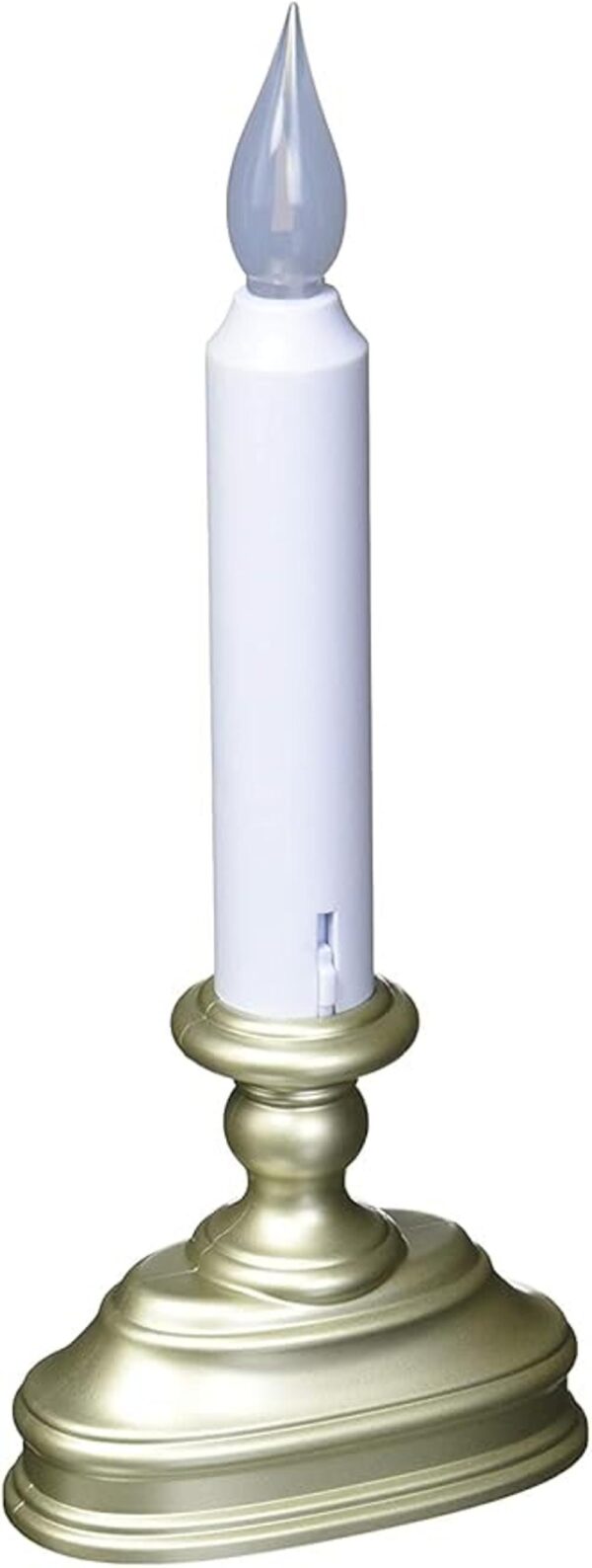 Vela de luz LED de ventana a batería con sensor estaño