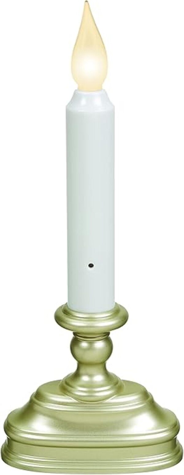Vela de luz LED de ventana a batería con sensor estaño
