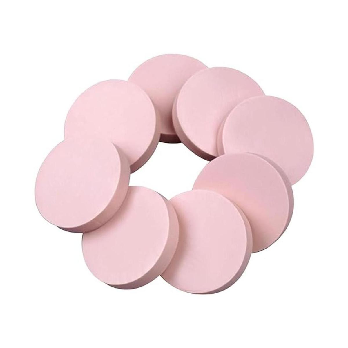 8 bloques de tallado de goma rosa de 2 x 2 pulgadas para