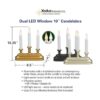 Xodus Innovations FPC1330A Velas de ventana de 10_4