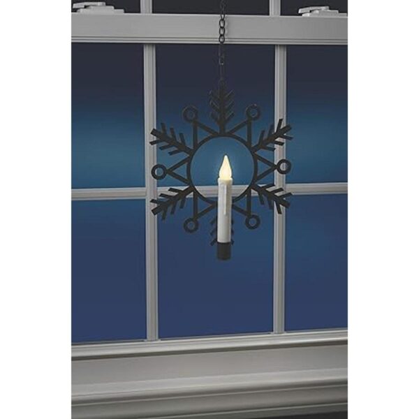 Xodus Innovations Corona de metal para ventana con luz LED_2