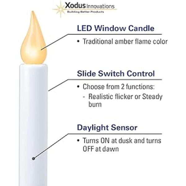 XODUS Innovations FPC1221A Vela LED de ventana del_5