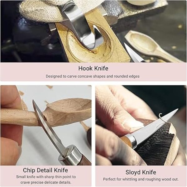 Kit de silbato de madera con bloques de madera de tilo_3