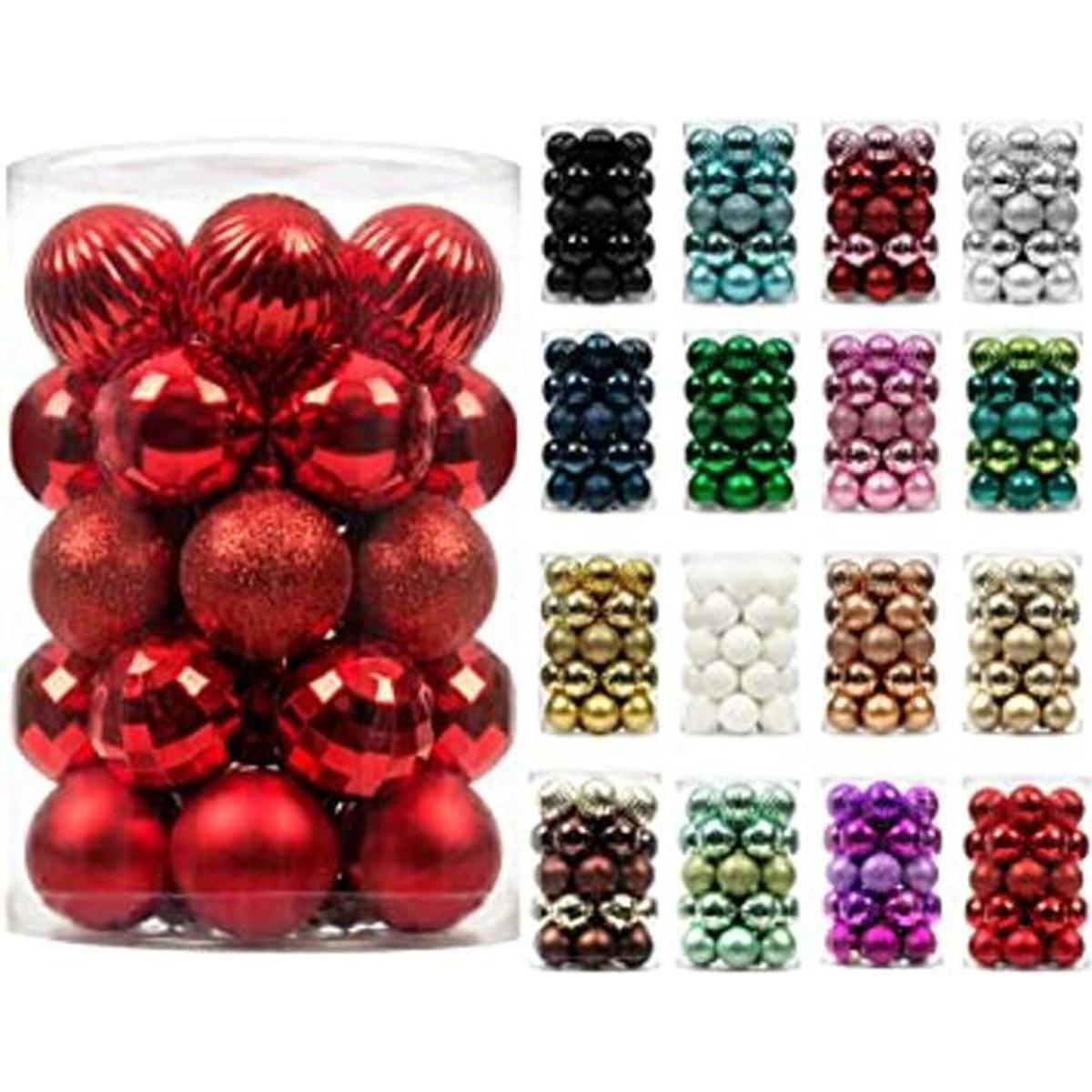 XmasExp Bolas de Navidad para colgar 34 unidades