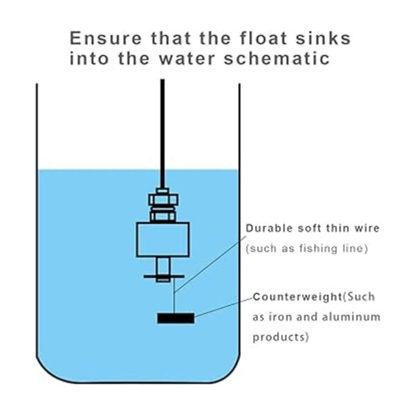 Sensor de nivel de agua altobajo alarma detector de