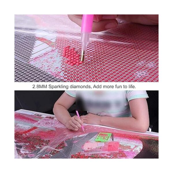 Kits de pintura de diamante de vaca de leche por números_6