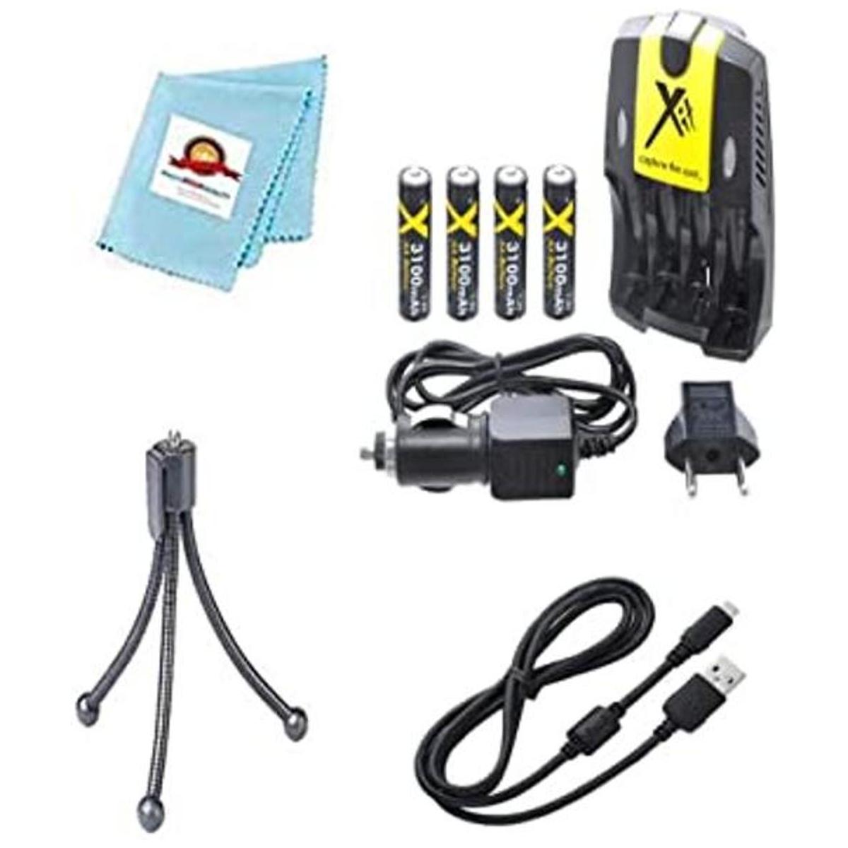 PhotoHighQuality Baterías cargador cable USB trípode