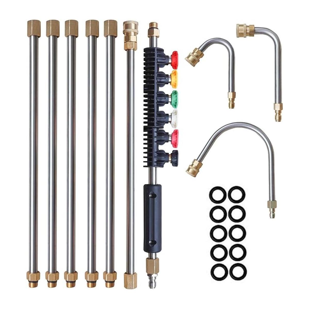 Xiny Tool Varilla de extensión de lavadora a presión
