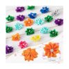 150 flores de cinta de satén pequeñas para manualidades