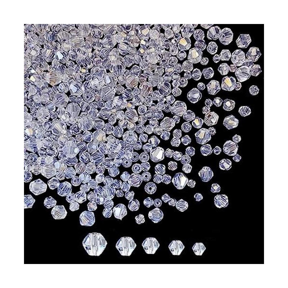 1700 cuentas de cristal bicono de 0.079 in 0.118 in