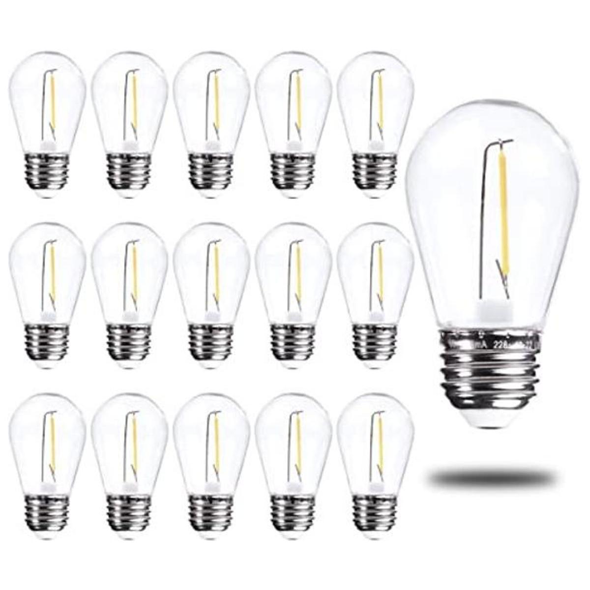 Visther S14 Bombilla LED de 3 V CC para reemplazo de luz