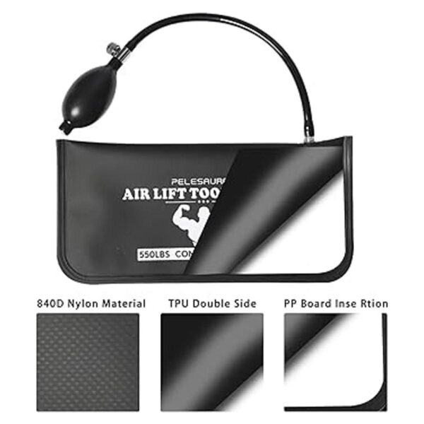 Bolsa de cuña de aire 2 piezas cuña de aire inflable con