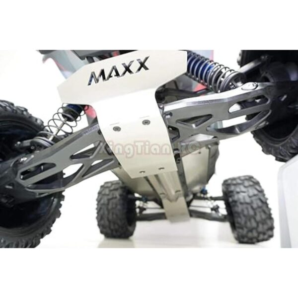 Protector de batería de acero inoxidable para Traxxas 15